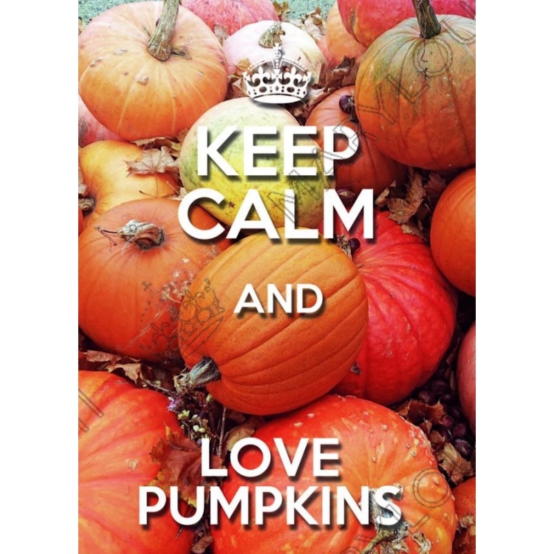KEEP CALM and LOVE PUMPKINS