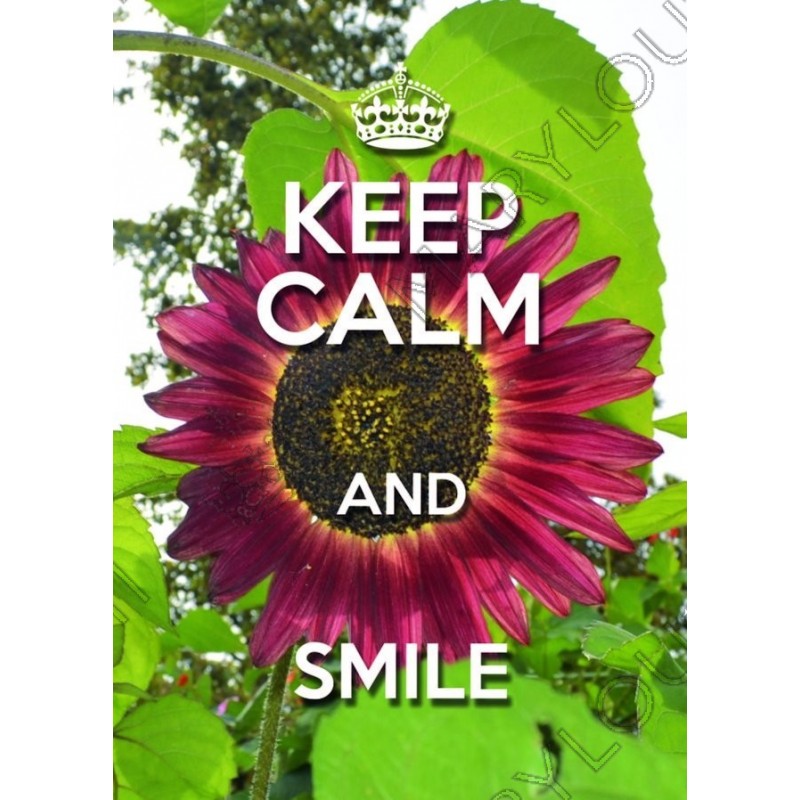 KEEP CALM and SMILE