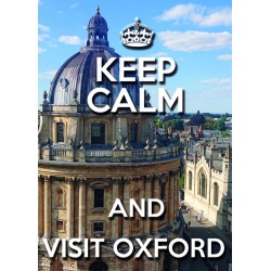 KEEP CALM and VISIT OXFORD