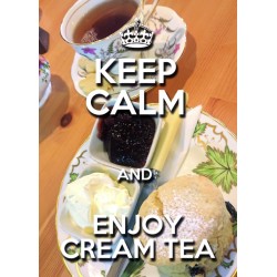 KEEP CALM and ENJOY CREAM TEA