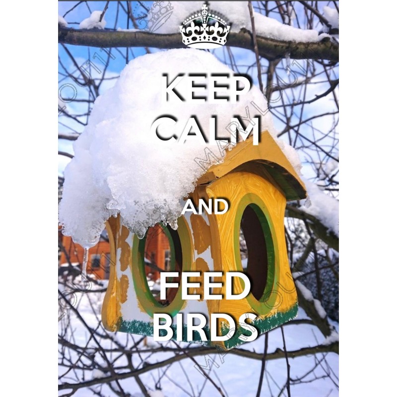 KEEP CALM and FEED BIRDS