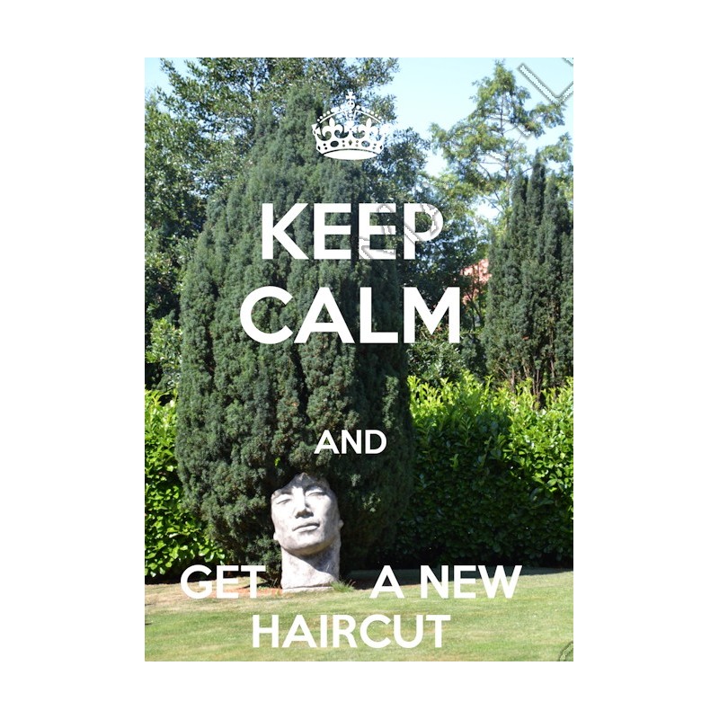 KEEP CALM and GET A NEW HAIRCUT