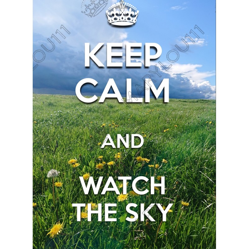 KEEP CALM and WATCH THE SKY