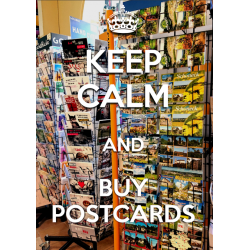KEEP CALM and BUY POSTCARDS
