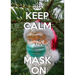 KEEP CALM and MASK ON
