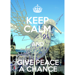 KEEP CALM and GIVE PEACE A...